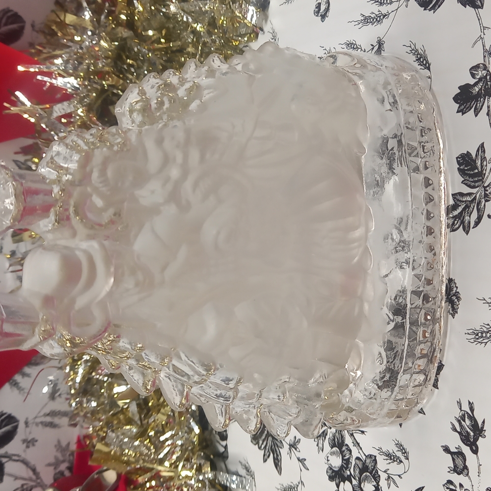 Christmas Carol Tea light Glass Votive
